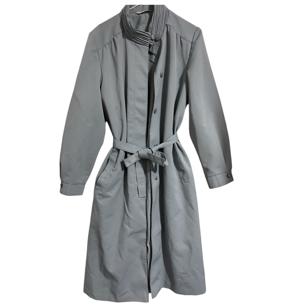 Vintage Forecaster of Boston Light Blue Trench Coat